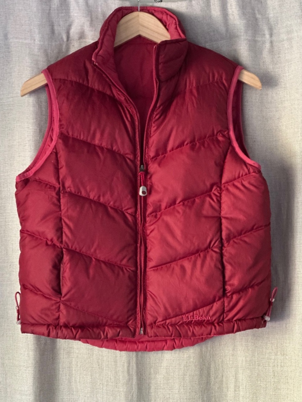 L.L. Bean Reversible Vest.